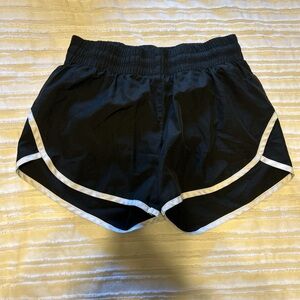 Athletic Works Women's Black and White Athletic Shorts